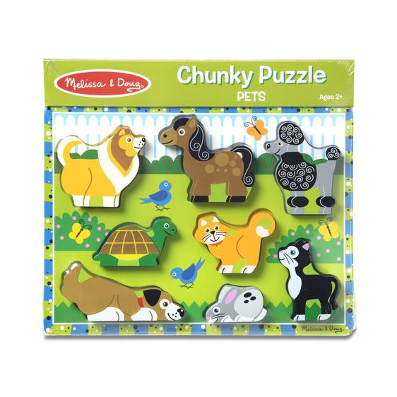 Pets Chunky Puzzle - 8 Pieces