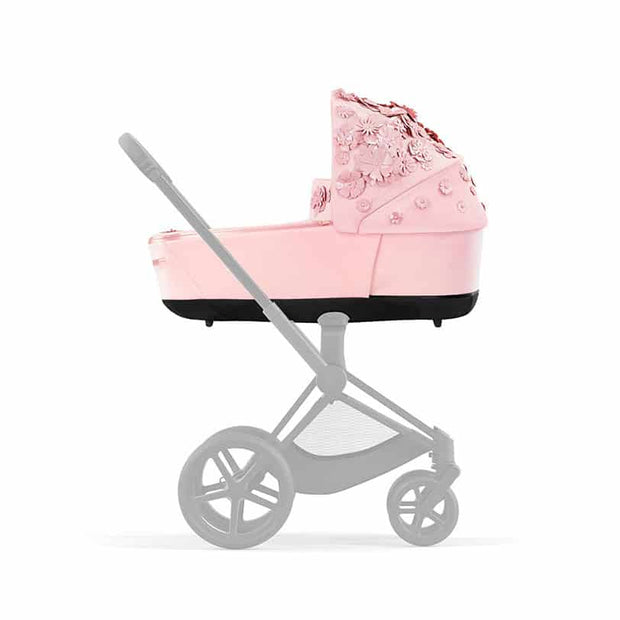 PRIAM Lux Gen 4 Simply Flowers Carry Cot - Pale Blush