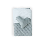 Grey & White Selina Cot Bedding Set