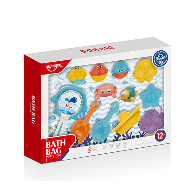HE0246 - Baby Bath 12PC Water Toys