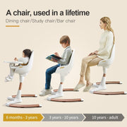 Hot Mom High Chair Black & Rose Gold