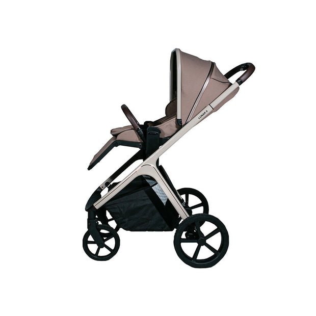 Lunar II Stroller & Carry Cot Travel System - Beige