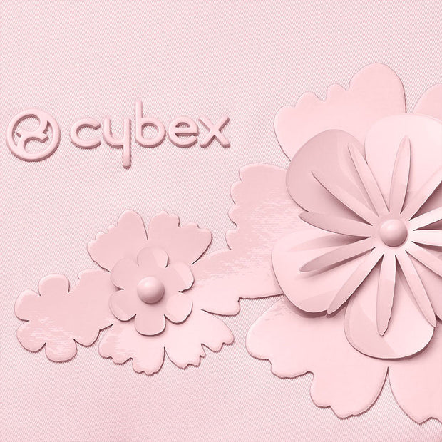 PRIAM Lux Gen 4 Simply Flowers Carry Cot - Pale Blush