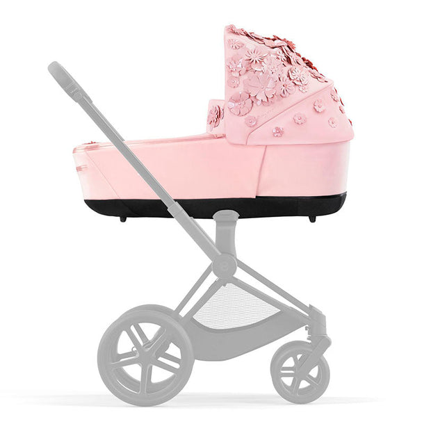 PRIAM Lux Gen 4 Simply Flowers Carry Cot - Pale Blush