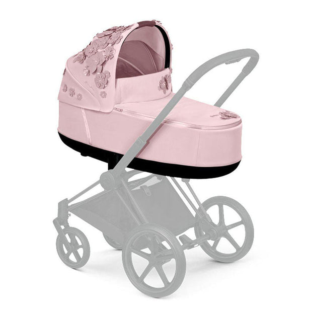 PRIAM Lux Gen 4 Simply Flowers Carry Cot - Pale Blush
