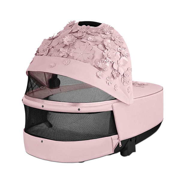 PRIAM Lux Gen 4 Simply Flowers Carry Cot - Pale Blush