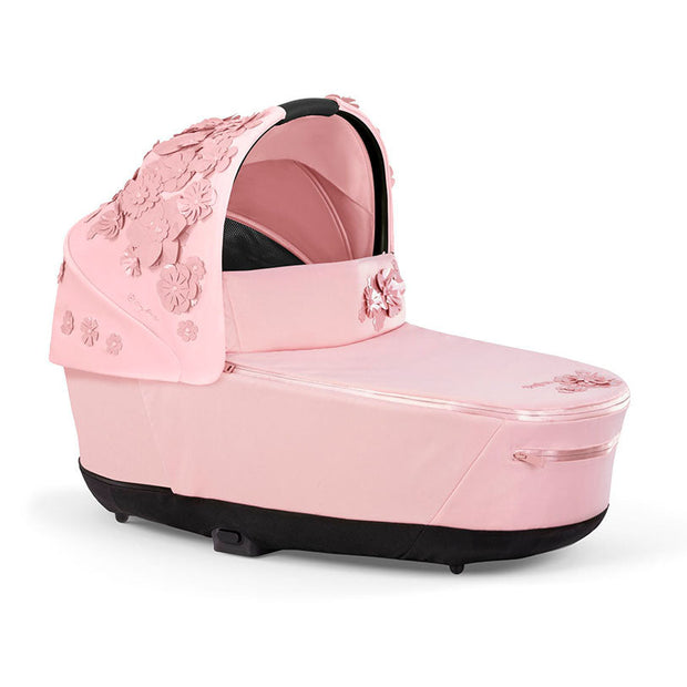 PRIAM Lux Gen 4 Simply Flowers Carry Cot - Pale Blush