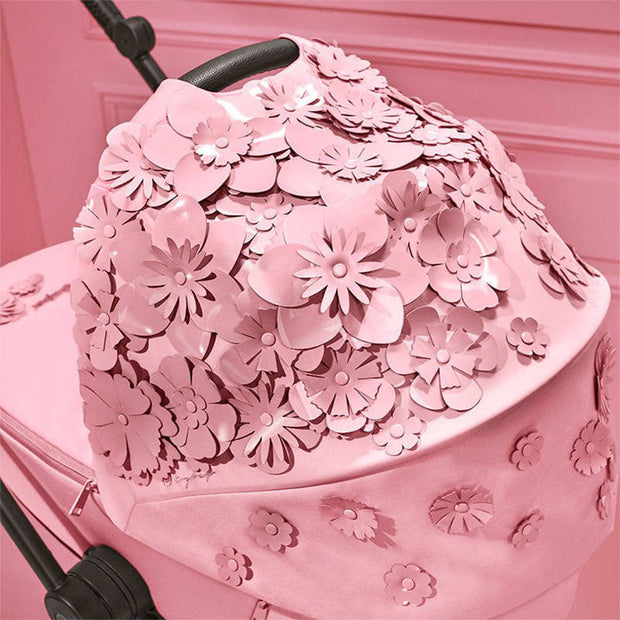 PRIAM Lux Gen 4 Simply Flowers Carry Cot - Pale Blush