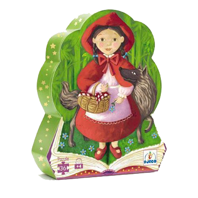 Silhouette Puzzle - Red Riding Hood (Age 4 Years+)