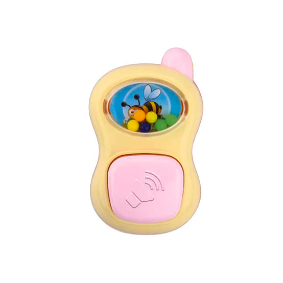 Baby Teether Rattle Toys Pestle Colours