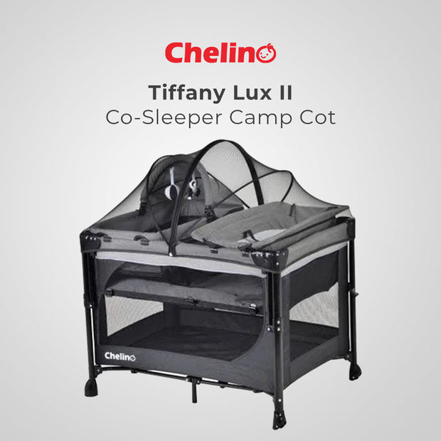 Chelino Tiffany Lux II Co-Sleeper Camp Cot