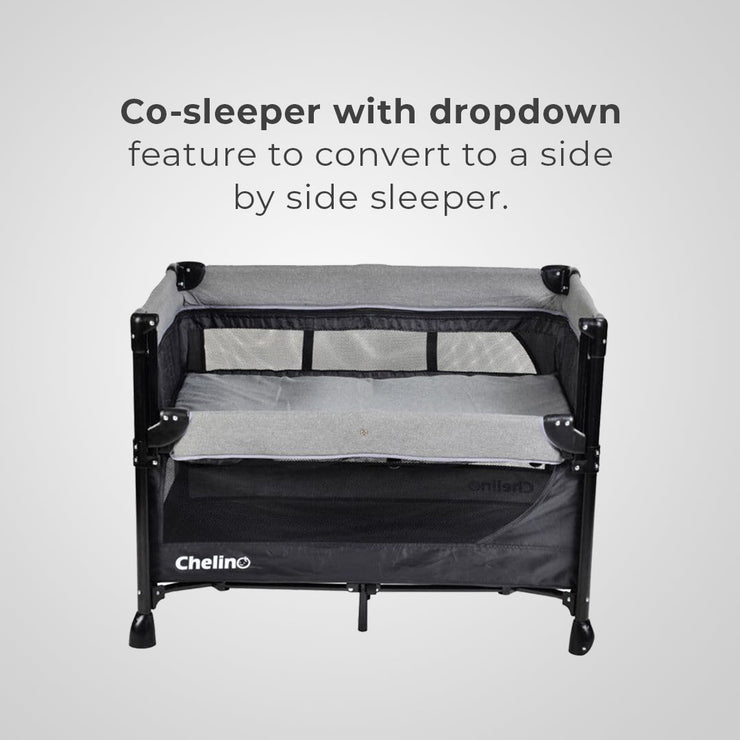 Chelino Tiffany Lux II Co-Sleeper Camp Cot