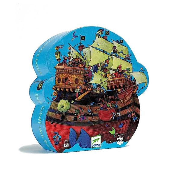 Silhouette Puzzle - Barbarossa's Pirate Boat (Age 5 Years+)