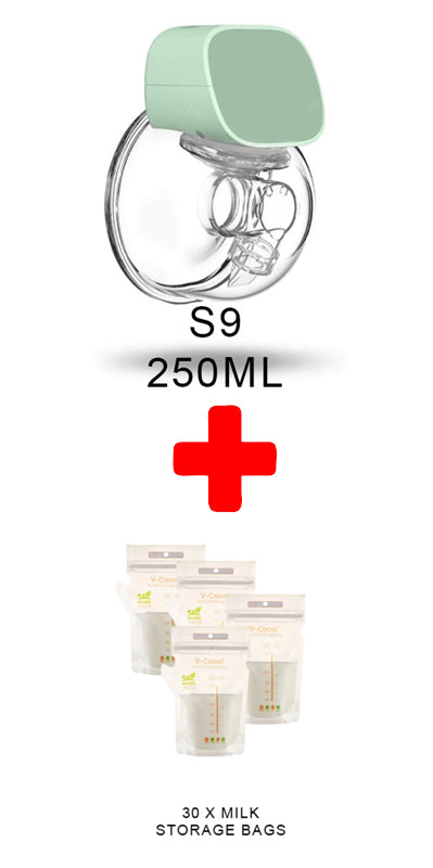 Bundle Deal - Wearable Breast Pump + 30 x Milk Storage Bags
