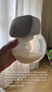 Silent Wearable Breast Pump - Pink